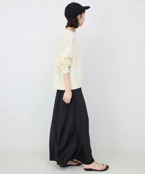 「SLOBE IENA」 長袖ニット FREE サックスブルー レディース_画像6