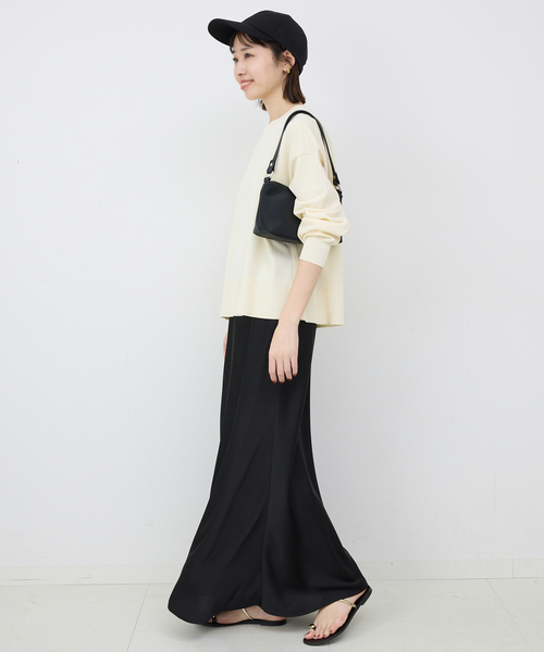 「SLOBE IENA」 長袖ニット FREE サックスブルー レディース_画像7