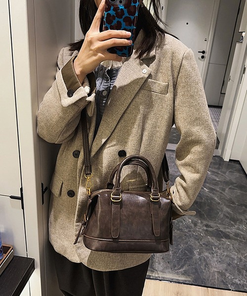 LA VORAGINE(ラ ヴォラジネ) ボストンバッグ 2wayレトロ ボウリング LA VORAGINE(ラ ヴォラジネ) ボストンバッグ 2wayレトロ ボウリング