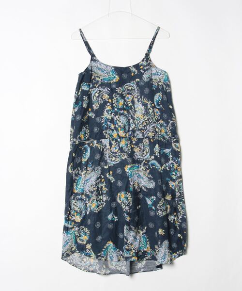 MACPHEE（マカフィー） キャミソールワンピース - ネイビー レディース