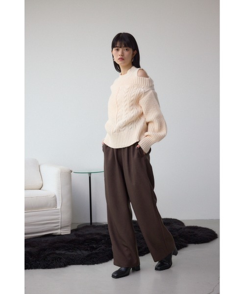 AZUL BY MOUSSY（アズールバイマウジー） ニット セーター オープン