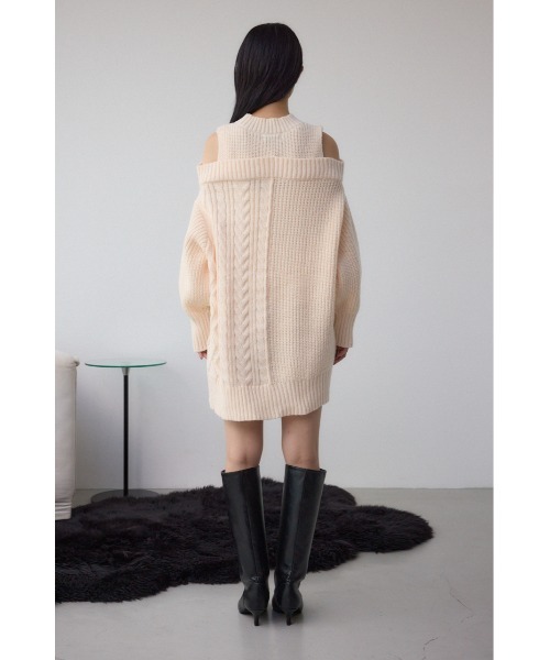 AZUL BY MOUSSY（アズールバイマウジー） ニット セーター オープン