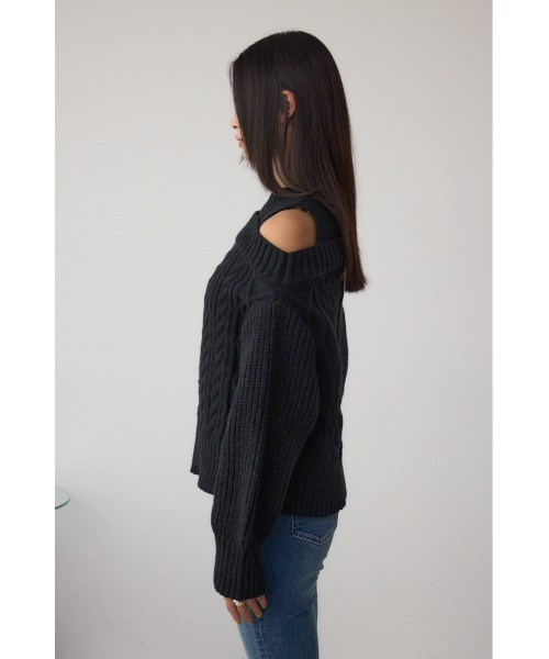 AZUL BY MOUSSY（アズールバイマウジー） ニット セーター オープン