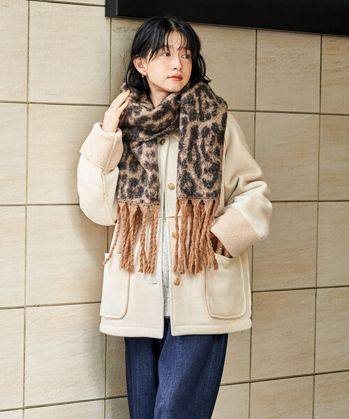 FREAK'S STORE（フリークスストア） マフラー ストール アニマル柄