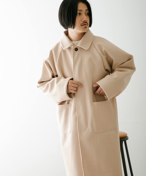 「URBAN RESEARCH」 ステンカラーコート LARGE ブラウン レディース_画像2