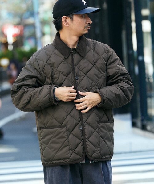 TAION（タイオン） ダウンジャケット LARGE カーキ メンズ : ZOZOTOWN