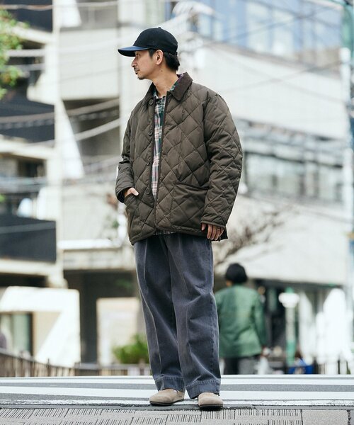 TAION（タイオン） ダウンジャケット LARGE カーキ メンズ : ZOZOTOWN