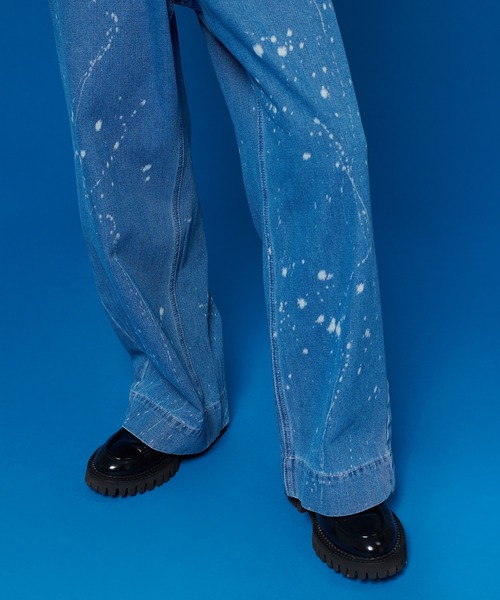 「ONCILY」 デニムパンツ SMALL チャコールグレー メンズ_画像7