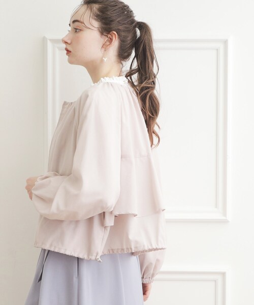 「couture brooch」 ブルゾン 42 ライトグレー レディース_画像9