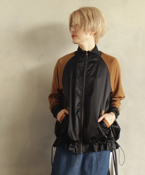 「BITTOKO」 ブルゾン FREE グリーン レディース_画像5