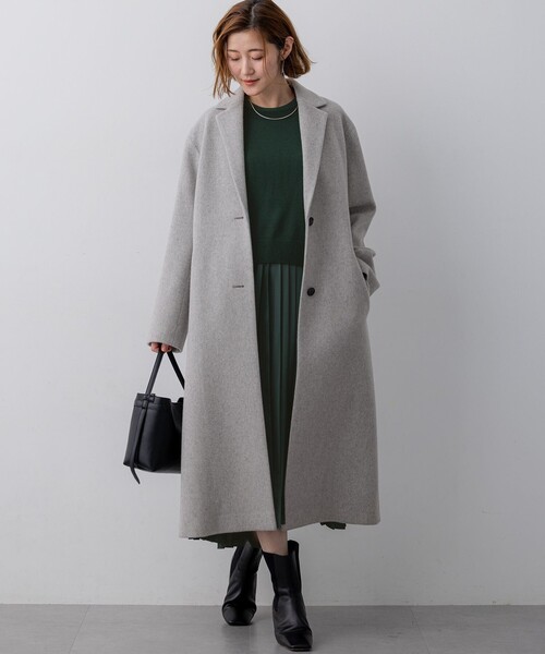 ドレス ニットセットアップ プリーツコンビ ワンピース : ZOZOTOWN