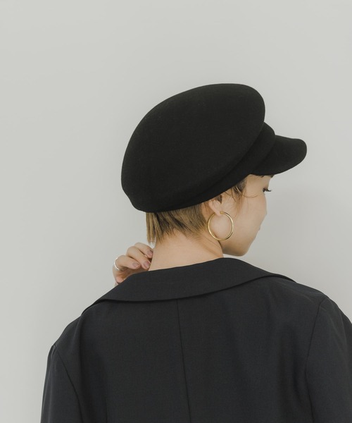 「URBAN RESEARCH」 キャスケット - ダークブラウン レディース_画像2