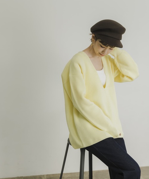 「URBAN RESEARCH」 キャスケット - ダークブラウン レディース_画像3