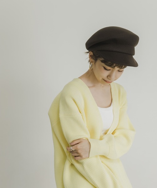 「URBAN RESEARCH」 キャスケット - ダークブラウン レディース_画像5