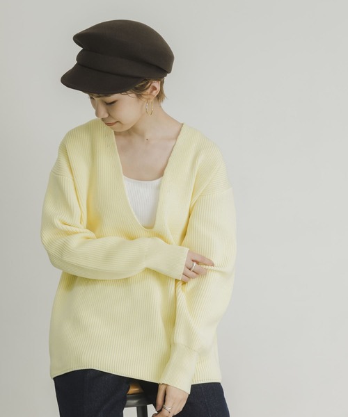 「URBAN RESEARCH」 キャスケット - ダークブラウン レディース_画像8