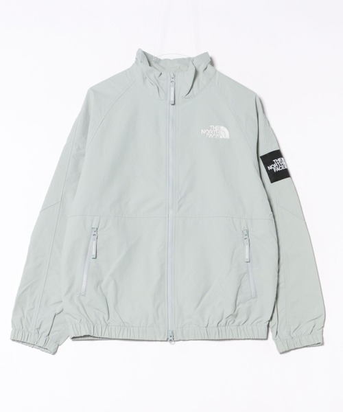 【美品】ノースフェイス　ナイロンジャケット　グレー　レディースL（メンズM相当） THE NORTH FACE（ザ ノースフェイス） ブルゾン ジャンバー レディース