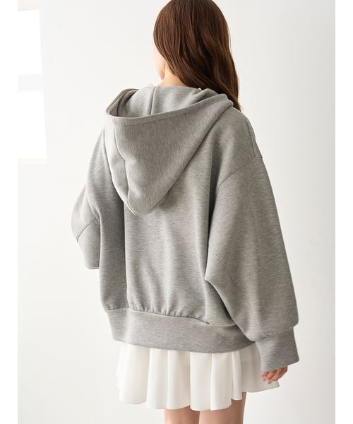 SNIDEL（スナイデル） パーカー エンブレムボンディングパーカー