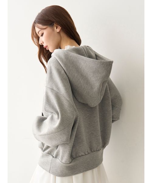 SNIDEL（スナイデル） パーカー エンブレムボンディングパーカー