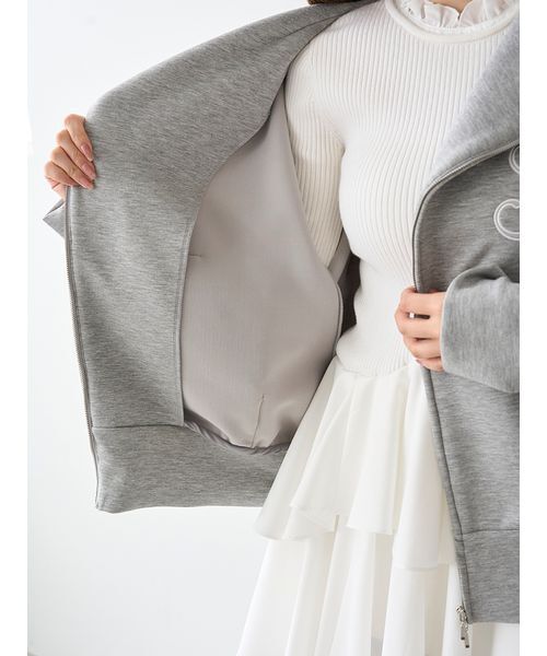 SNIDEL（スナイデル） パーカー エンブレムボンディングパーカー