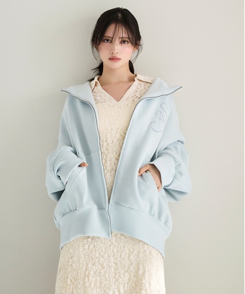 SNIDEL（スナイデル） パーカー エンブレムボンディングパーカー