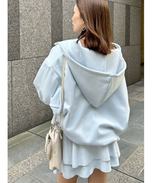 SNIDEL（スナイデル） パーカー エンブレムボンディングパーカー