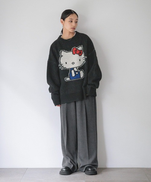 LOWRYS FARM（ローリーズファーム） ニット セーター 「HELLO KITTY