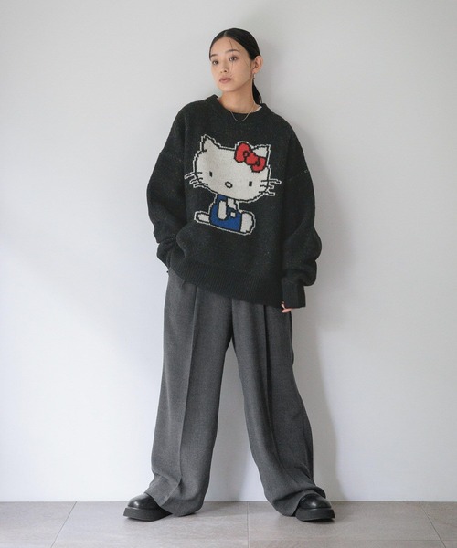 LOWRYS FARM（ローリーズファーム） ニット セーター 「HELLO KITTY