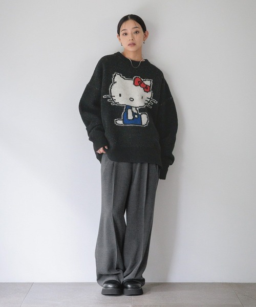LOWRYS FARM（ローリーズファーム） ニット セーター 「HELLO KITTY