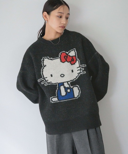 LOWRYS FARM（ローリーズファーム） ニット セーター 「HELLO KITTY