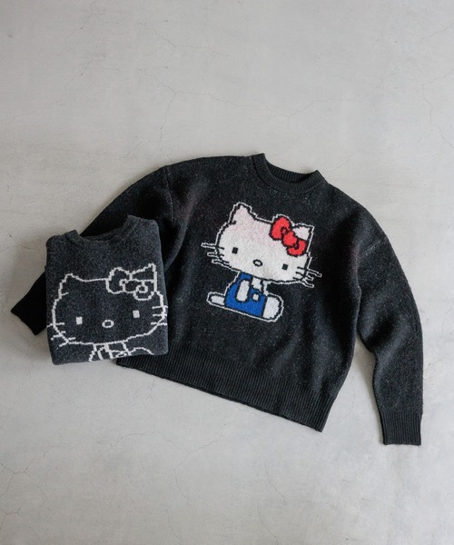 LOWRYS FARM（ローリーズファーム） ニット セーター 「HELLO KITTY