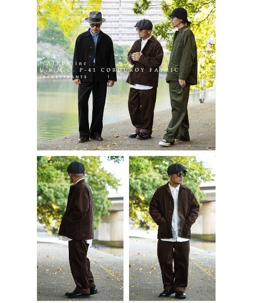 WAIPER.inc カバーオール 米軍 U.S.M.C. P-41 コーデュロイ