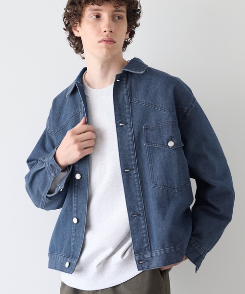 coca（コカ） 「coca（coca）」 デニムジャケット M インディゴブルー