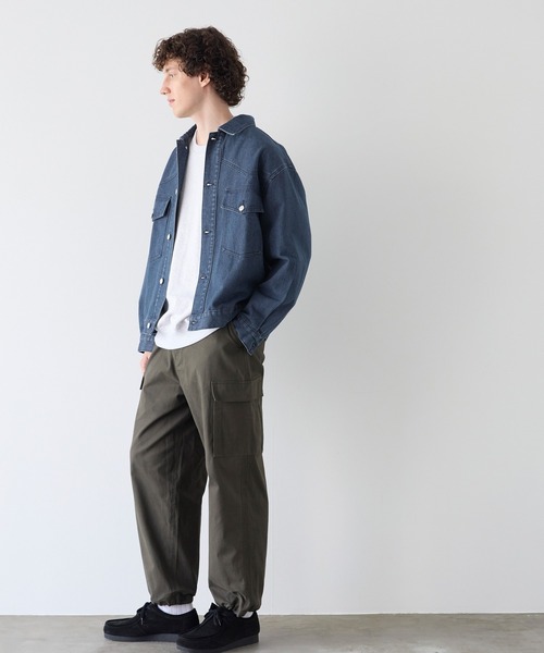 「coca(coca)」 デニムジャケット M インディゴブルー メンズ_画像7