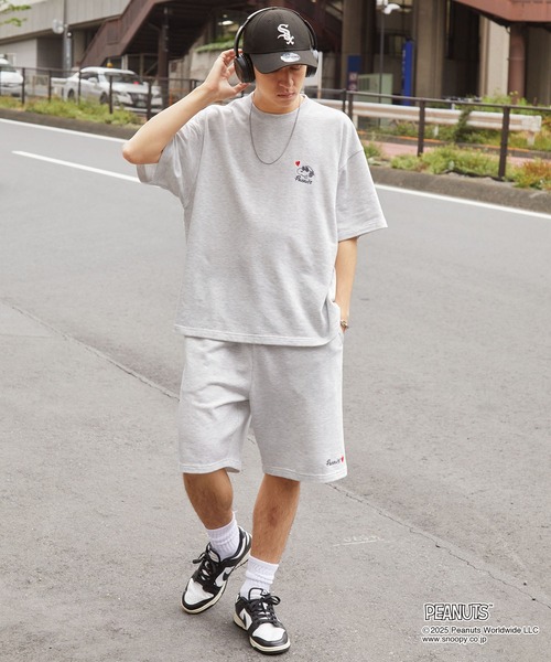 「PEANUTS」 セットアップ L ネイビー レディース_画像9