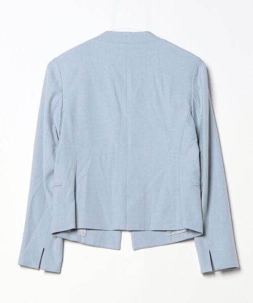 「TONAL」 テーラードジャケット 36 ブルー レディース_画像2