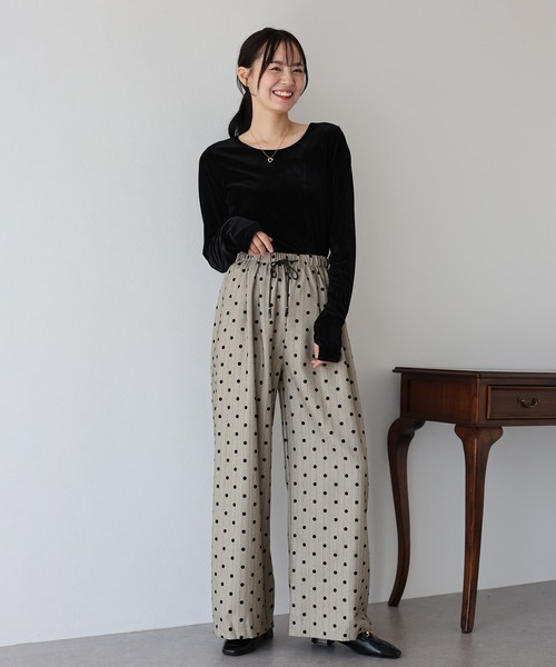 「BLUEEAST」 イージーパンツ MEDIUM グレー レディース_画像5