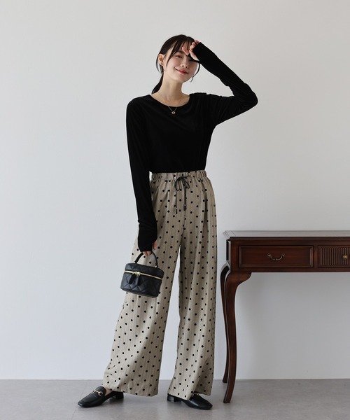 「BLUEEAST」 イージーパンツ MEDIUM グレー レディース_画像7