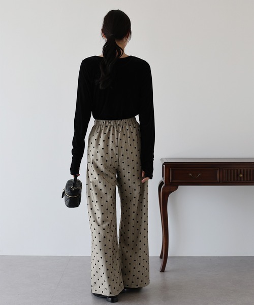 「BLUEEAST」 イージーパンツ MEDIUM グレー レディース_画像9