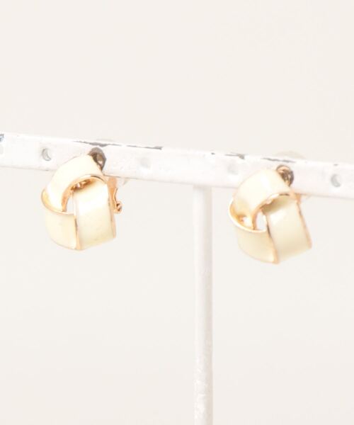 「TIMELESS&THREE」 イヤリング（両耳用） FREE ホワイト レディース_画像4