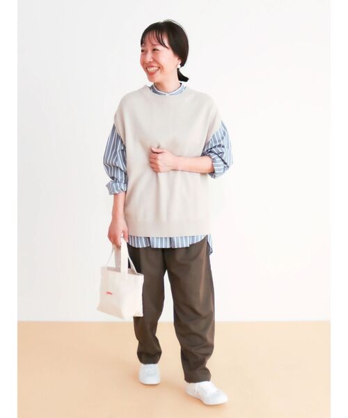 「CRAFT STANDARD BOUTIQUE」 イージーパンツ FREE アイボリー メンズ_画像9