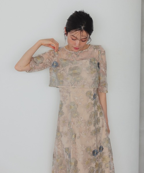 「Dorry Doll」 半袖ワンピース MEDIUM ピンク レディースの画像
