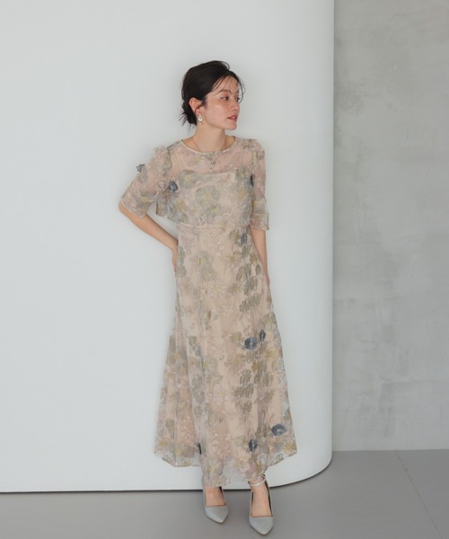 「Dorry Doll」 半袖ワンピース MEDIUM ピンク レディースの画像