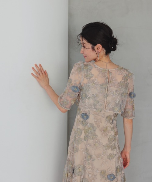 「Dorry Doll」 半袖ワンピース MEDIUM ピンク レディースの画像
