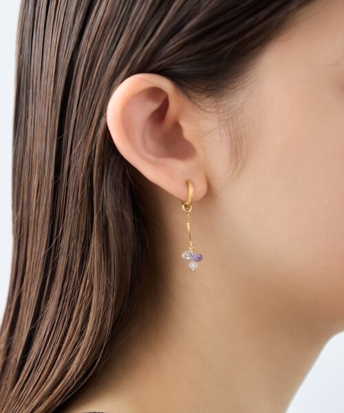 ete（エテ） イヤリング 「フォーチュン」 ナチュラルストーン