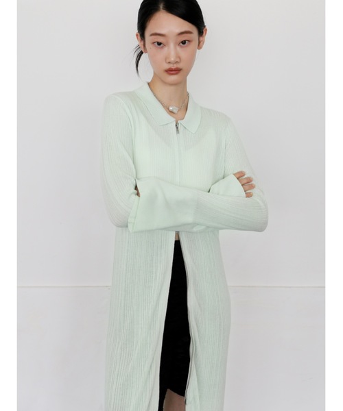 「Katrin TOKYO」 ニットワンピース X-SMALL アイボリー レディース_画像6