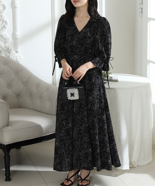 「Lace Ladies」 7分袖ワンピース FREE アイボリー レディース_画像9