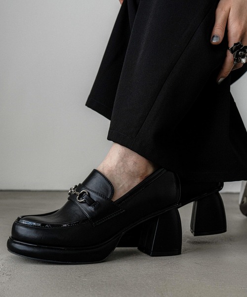 「HARE」 シューズ LARGE ブラック レディース_画像8