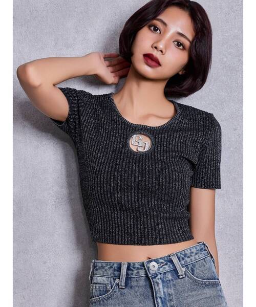 GYDA トップス GYDA（ジェイダ） tシャツ GYDAハイネックショートトップス レディース