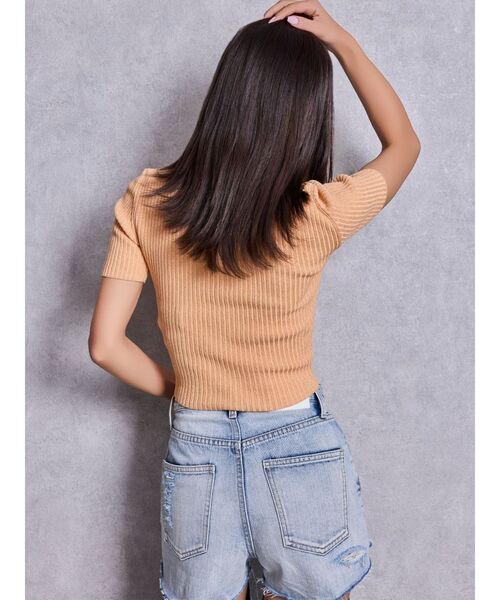 GYDA（ジェイダ） tシャツ GG bijou MOLDラメニットトップス