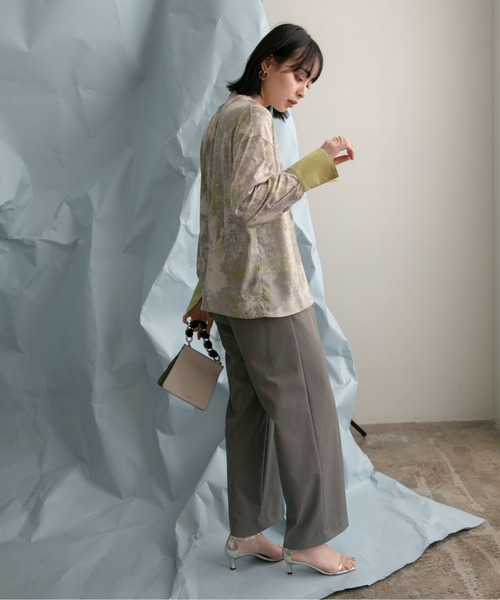 「Eimee Law」 長袖ブラウス 38 ベージュ レディース_画像4
